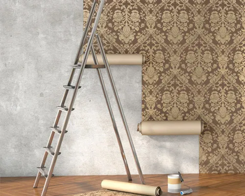 Штукатурка под обои